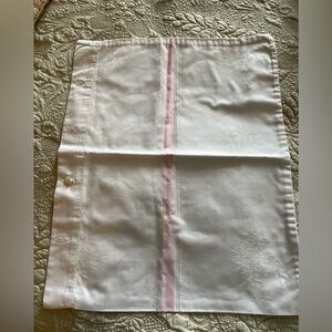 Beautiful antique European light pink cotton damask small down pillow case cover